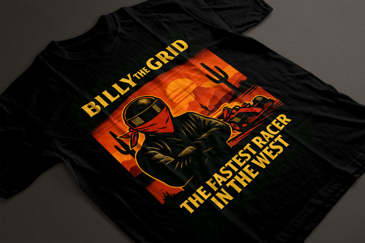 Billy the Grid – Fastest F1 Racer in the Wild West Design